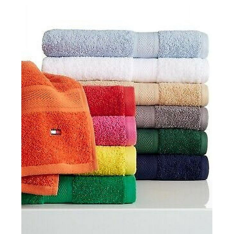 Tommy Hilfiger All American II 16 x 26 Cotton Hand Towel Medium Green Walmart
