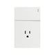 thumbnail image 1 of Placa Con 1 Apagador Y 1 Contacto Lucek Flat Pack 6 blanco, 1 of 4