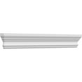 thumbnail image 3 of Ekena Millwork 114" Bottom Width x 117.25" Top Width x 5.50"H x.50"P Seville Crosshead, 3 of 24