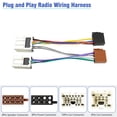 thumbnail image 4 of CHL-Jayubien ISO Radio Wiring Harness for Nissan Stereo Wire Adapter 1995-2008,Compatible with Infiniti Radio Connector 1990-2008,10Pin 6Pin Car Stereo Plug, 4 of 4