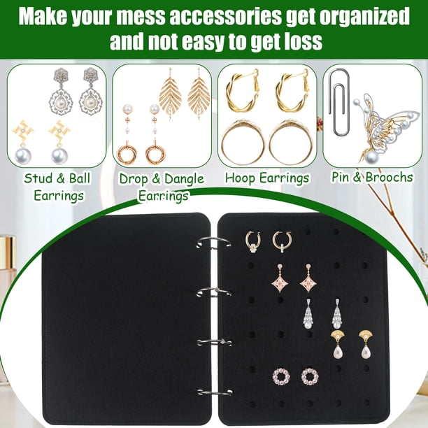 Organizador Colgante de Joyas Advancent Rosa Fieltro Suave Premium