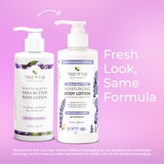 Tree to Tub Lavender Shea Butter Body Lotion for Dry Skin - Moisturizing Sensitive Skin Lotion for Women & Men, Vegan Body Moisturizer w/Organic Aloe Vera, Cocoa Butter, All Natural Colloidal Oatmeal