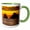Green/White, variant on 3drose, the Arch, Cabo San Lucas, Mexico, 11oz Mug