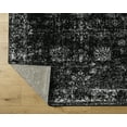 thumbnail image 4 of Hauteloom Odeda Living Room, Bedroom Area Rug - Traditional - Black, Medium Gray, Teal - 5'3" x 7'3", 4 of 7