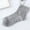 Gray, variant on MSJUHEG Socks For Women Womens Socks 1Pair Unisex Comfortable Pure Color Cotton Sock Slippers Long Socks Thigh High Socks Black One Size