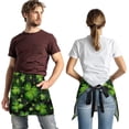 thumbnail image 3 of Waitress Apron with Pockets Half Waist Aprons Server Aprons for Women Men, 3 of 7