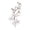 White, variant on Artificial Cherry Blossom Stems - 10.35" Red Faux Pointed Plum Blossom Flowers for Vase Arrangements, Indoor, Wedding & Party Table Centerpieces, By Preplabs