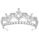 thumbnail image 1 of KAKOWELY Corona tiara para mujeres y niñas, diadema, accesorios para el cabello para cumpleaños, bodas, 1 of 4