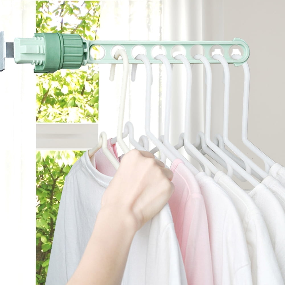 Portable Clothes Drying Rack Hangers Multi Functional Hangers