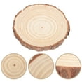thumbnail image 3 of Blank Wood Circle Blank Wood Block Wood Table Centerpiece Unfinished Wood Round, 3 of 8