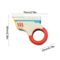 thumbnail image 2 of Prggybuy 3D Printed EDC Soothing Spinner Gun Shape Fidget Toys for Relieving ADHD (White), 2 of 5