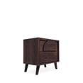 thumbnail image 3 of Buró ALTEREGO DESIGN Color Nogal con 2 Cajones con Relieve y Estructura de Madera MDF, 3 of 4