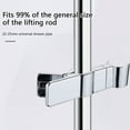 thumbnail image 6 of Adjustable Shower Bracket for Slide Bar, Universal 22-25MM O.D, Rail Bracket Slider Clamp, Alloy Material, 45 Degree Rotation, Easy Installation, Bathroom Replacement Part, 6 of 8