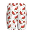 thumbnail image 4 of Yiaed Hand Drawn Watermelon for Men's Soft Sleep Pajama Short Lounging Pajama Shorts-XX-Large, 4 of 8
