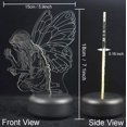 thumbnail image 4 of Butterfly Night Light LED 3D Fairy Wing Remote Control Lamp USB Festival Present Birthday Gift, 4 of 6