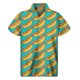thumbnail image 2 of 2024 Camisas divertidas para hombres con estampado 3D de perrito caliente, camisa hawaiana de playa de gran tamaño de verano, blusa informal de manga corta con solapa, ropa, 2 of 4