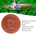 thumbnail image 4 of Pure Copper Water Cleaner, All Season Use Compact Triple Point Support Efficient 1mm Thick Bird Bath Copper Disk  for Outdoor A,B,C,D, 4 of 7