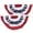 2 Pack 1.5x3 Feet, variant on 4 Pack USA Pleated Fan Flag 1.5x3 Feet - American Bunting Half Fan Banner for 4th of July, Memorial Day, Independence Day Outdoor Patriotic Decor