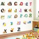 thumbnail image 5 of Gwong Decoración hogareña 3 unids encantador 26 inglés letra animal pegatina de pared sala de niños decoración del hogar Gwong 21027796, 5 of 6