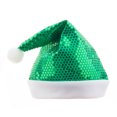 thumbnail image 4 of nipocaio 2 Pcs Chapeau de Noël Rouge Vert Pailleté Adulte Décoration de Fête Coiffe, 4 of 5