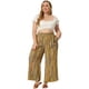 thumbnail image 3 of Pantalón De Salón De PierAncPaMujer, TalGrande, Estilo Boho Palazzo amarillo verde rojo 2X, 3 of 6