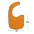 thumbnail image 6 of 10‑Pack Muslin Baby Bibs, Soft Absorbent Solid Color Drool Bibs with Adjustable Snaps for Newborn Infant, 6 of 9