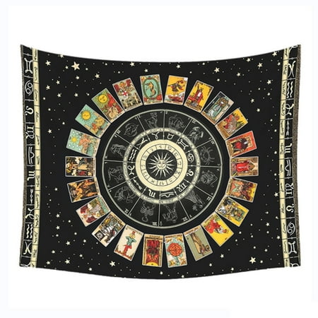 

Sun Moon Pendulum Divination Tablecloth Tarots Card Pad Runes Altar Table Cloth
