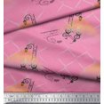 thumbnail image 2 of Soimoi Green Georgette Viscose Fabric Stripe & Paisley Printed Craft Fabric by the Yard 42 Inch Wide, 2 of 3