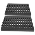 thumbnail image 1 of Shisuyan Channel Cover Plate Stainless Steel 2Pcs 12.2x7.9x0.9In, 1 of 9