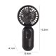 thumbnail image 3 of Ventilador de refrigeración de aire de mano Mute USB Air Cooler Mini Fan Summer Gift (Negro), 3 of 8