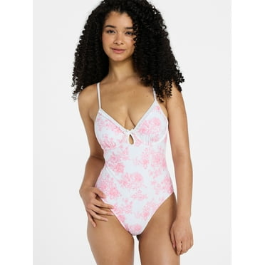 No Boundaries Underwire One-Piece Swimsuit, Women's XXS-XXL