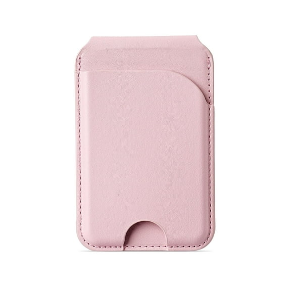 Cartera magnética CORLAGOON MagSafe para iPhone con soporte rosa
