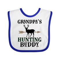 Inktastic Bow Hunter Grandpa Hunting Buddy Boys Baby Bib