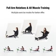 thumbnail image 5 of Demifill Hydraulic Rowing Machine, Exercise Adjustable Double Hydraulic Resistance Rowing Machine, Full Motion Folding Rower with LCD Monitor, Adjustable Resistance, for Home Use, Black, 5 of 8