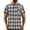 Gray, variant on Stamzod Men Clothes Mens Shirts Casual Short Sleeve Shirts for Men Plaid Print Men Shirts Graphic Tees