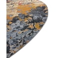 thumbnail image 4 of Unique Loom Outdoor Modern Collection Area Rug - Foliage (7' 10" Round Multi/Gray), 4 of 9
