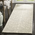 thumbnail image 3 of SAFAVIEH Blossom Asher Geometric Wool Runner Rug, Silver/Ivory, 2'3" x 20', 3 of 9