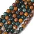 thumbnail image 3 of 5 Strand Natural Ocean Jasper Beads Strands Round 6mm Hole: 1mm about 61pcs/strand 15.35 inch(39cm), 3 of 6