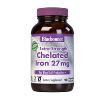 Bluebonnet Albion Extra-Strength Chelated Iron 27mg, Red Blood Cell Production*, 90 Caps