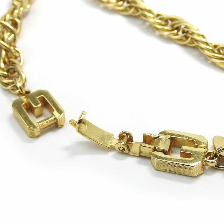 Pre-Owned Givenchy bracelet metal gold chain plated women's (Good