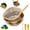 (1PC-B), variant on 12in Titanium Alloy Non-stick Pot with Lid, Multi-purpose Deep Saute Frying Pan with Steamer Basket, Metal Construction Cookware with Ergonomic Stay-Cool Handles for Cooking & Frying(1PC-A)