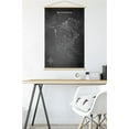 thumbnail image 5 of Chalk Map - North America Wall Poster with Magnetic Frame, 22.375" x 34", 5 of 5