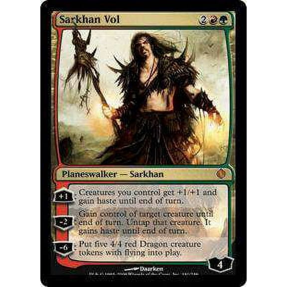 MtG Shards of Alara Mythic Rare Sarkhan Vol #191