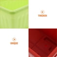 thumbnail image 5 of 2 piezas de maceta de balcón grande para jardinería, maceta rectangular de frutas y verduras, maceta para plantas con bandeja inferior (color aleatorio), 5 of 5