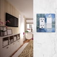 thumbnail image 5 of Yayeee Rocker Switch Wall Plate 1-Gang 4.6"x2.9" Home Decorative Outlet Cover, Plants and River, 5 of 6