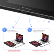 XP-Pen Artist 16 2nd Graphic Tablet with 1080P Monitor Fully laminated Screen with 8192 Pressure Levels Art Drawing Tablet with Screen for Laptops Digital Pen Drawing Glove