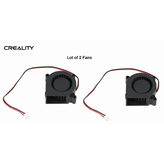 RHEA- Lot Of 2 Creality 3D Blower Fan 4020 24V 5600 L200 Xh For Ender 7 Cr-10S Pro V2