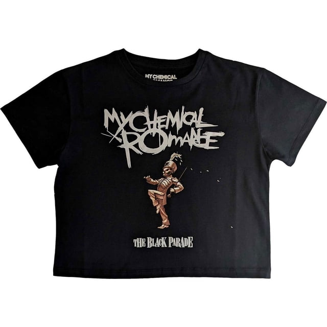 My Chemical Romance Womens The Black Parade Crop Top