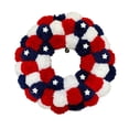 thumbnail image 2 of Fiudx Ofertas y liquidaciones Guirnalda con la bandera de EE. UU. para el Día de la Independencia, decoración frontal para puerta, accesorios para colgar, decoraciones para fiestas, 2 of 6