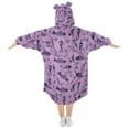 thumbnail image 2 of joogoo Blanket Hoodie for Seahorse Fish Bone Pattern Oversize Sweatshirt 3-14 YR L, 2 of 7